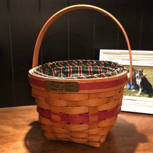 Longaberger Christmas - Jingle Bell Basket 1994